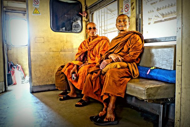 Traveling Monks by by Ian Gledhill
